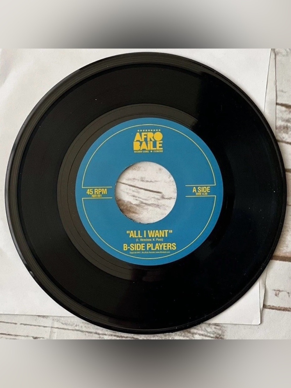 Rare! B-Side Players - La Vuelta / All I Want 7” Vinyl LE Latin Funk Soul Jazz